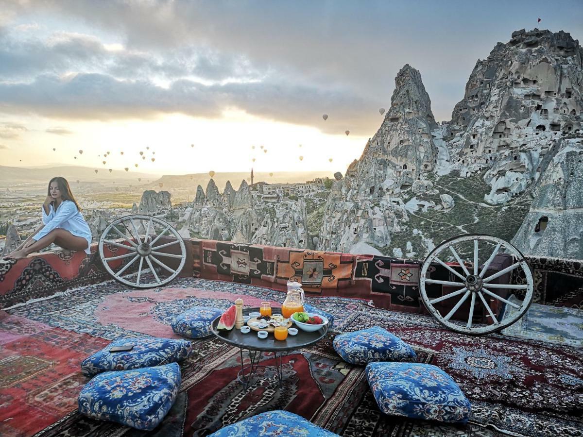Hermes Cave Hotel Üçhisar Exterior foto